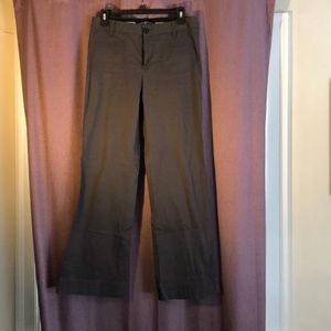 GAP brown pinstripe pants